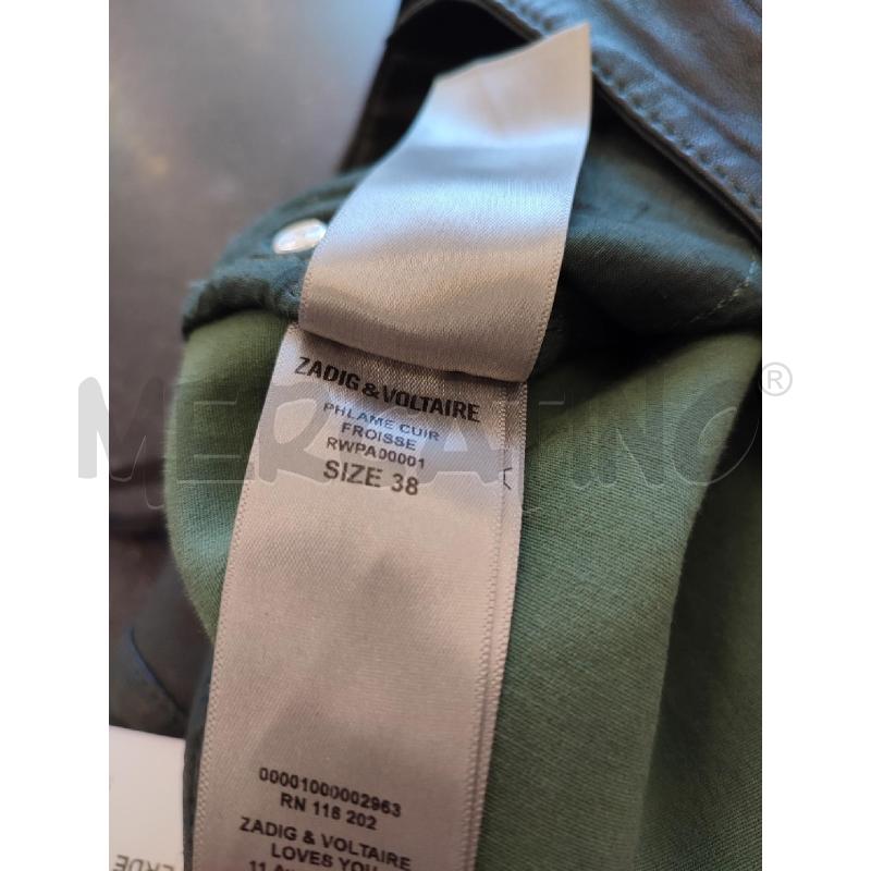 PANTALONE DONNA ERDE ZADIGE E VOLTAIRE STROPICCIATI | Mercatino dell'Usato Roma montemario 3