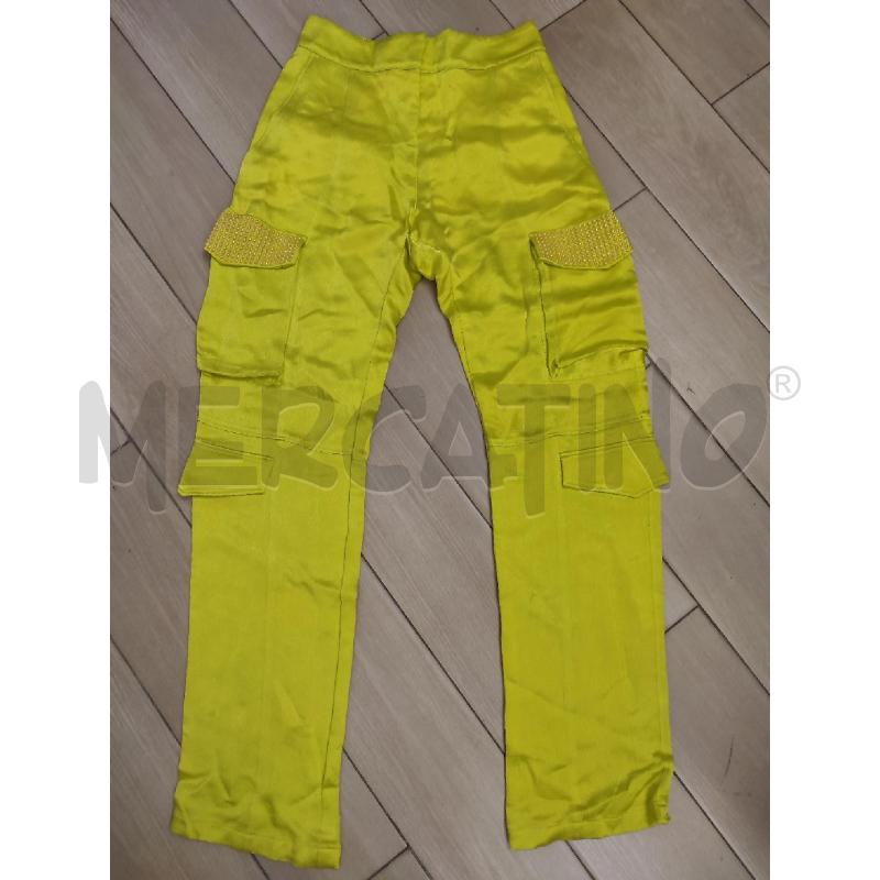 PANTALONE DONNA GIALLO FLUO GENNY | Mercatino dell'Usato Roma montemario 1