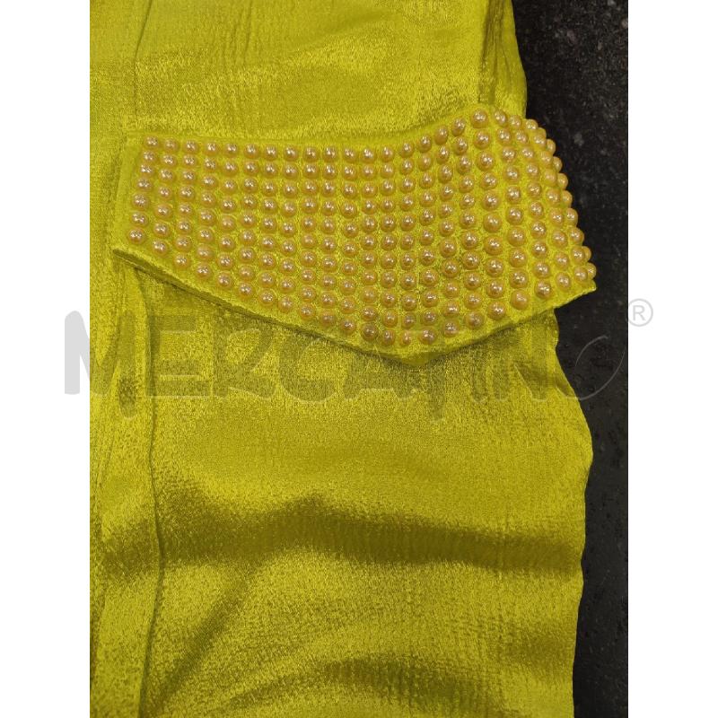 PANTALONE DONNA GIALLO FLUO GENNY | Mercatino dell'Usato Roma montemario 2