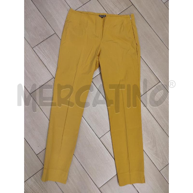PANTALONE DONNA GIALLO MALIPARMI | Mercatino dell'Usato Roma montemario 1