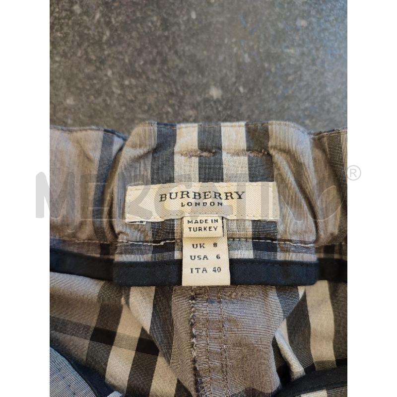 PANTALONE DONNA GRIGIA BURBERRY | Mercatino dell'Usato Roma montemario 2