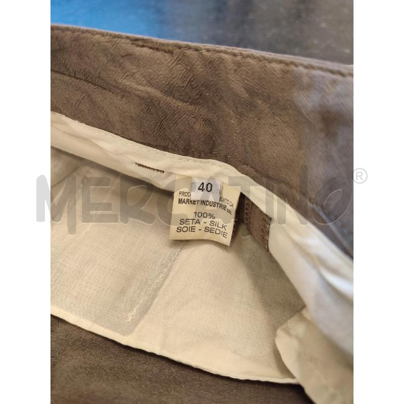PANTALONE DONNA GRIGIO JUCCA SETA | Mercatino dell'Usato Roma montemario 3