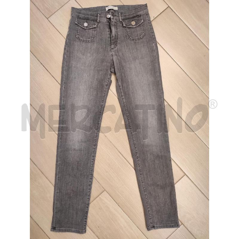 PANTALONE DONNA GRIGIO TASCHINE ANGELO MARANI | Mercatino dell'Usato Roma montemario 1