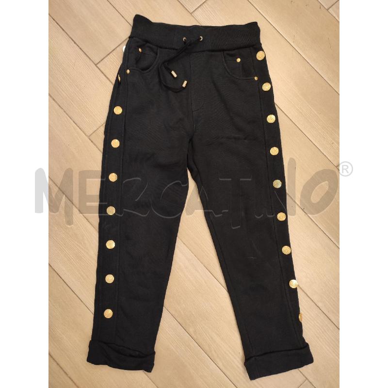 PANTALONE DONNA NERO BALMAIN BOTTONI DORATI | Mercatino dell'Usato Roma montemario 1
