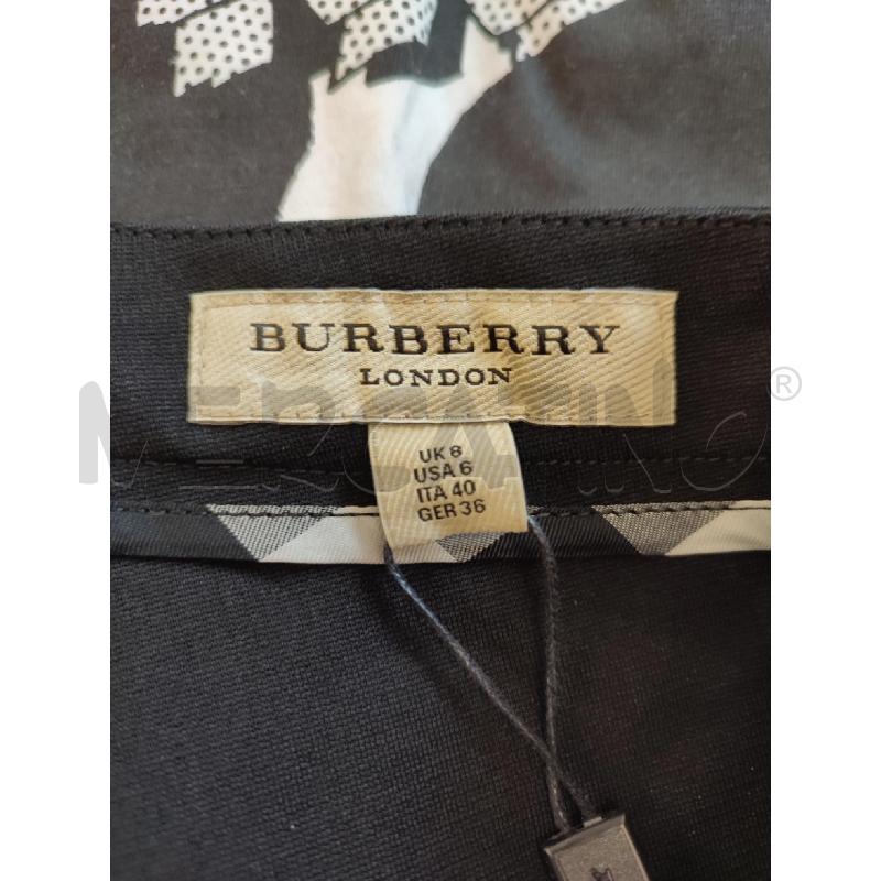 PANTALONE DONNA NERO BURBERRY | Mercatino dell'Usato Roma montemario 2