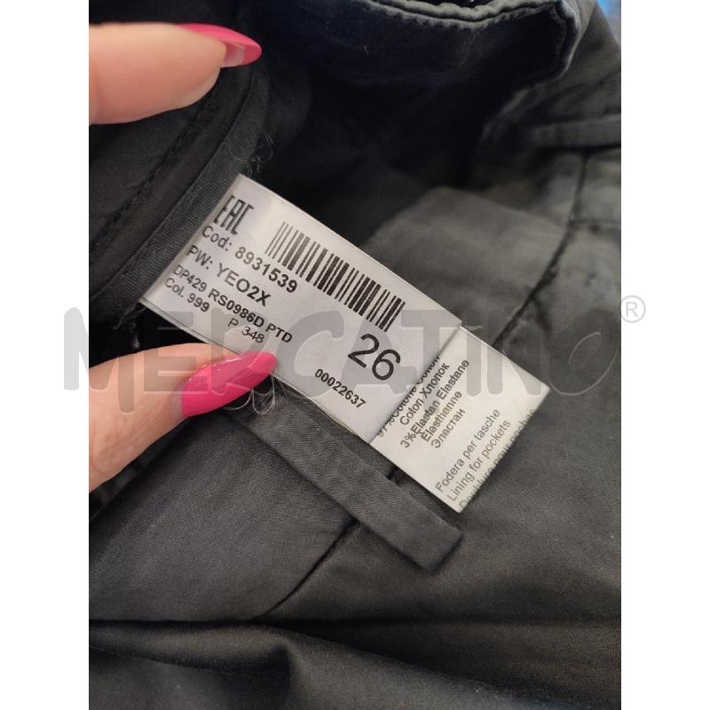 PANTALONE DONNA NERO DONDUP | Mercatino dell'Usato Roma montemario 2