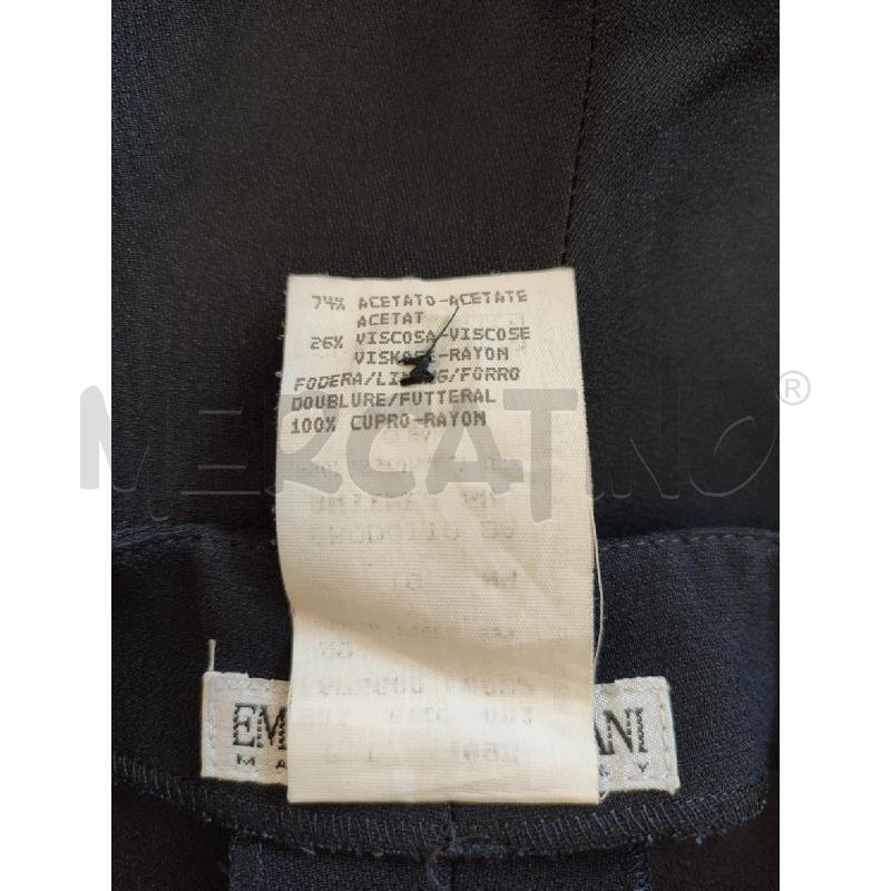 PANTALONE DONNA NERO EMPORIO ARMANI  | Mercatino dell'Usato Roma montemario 3