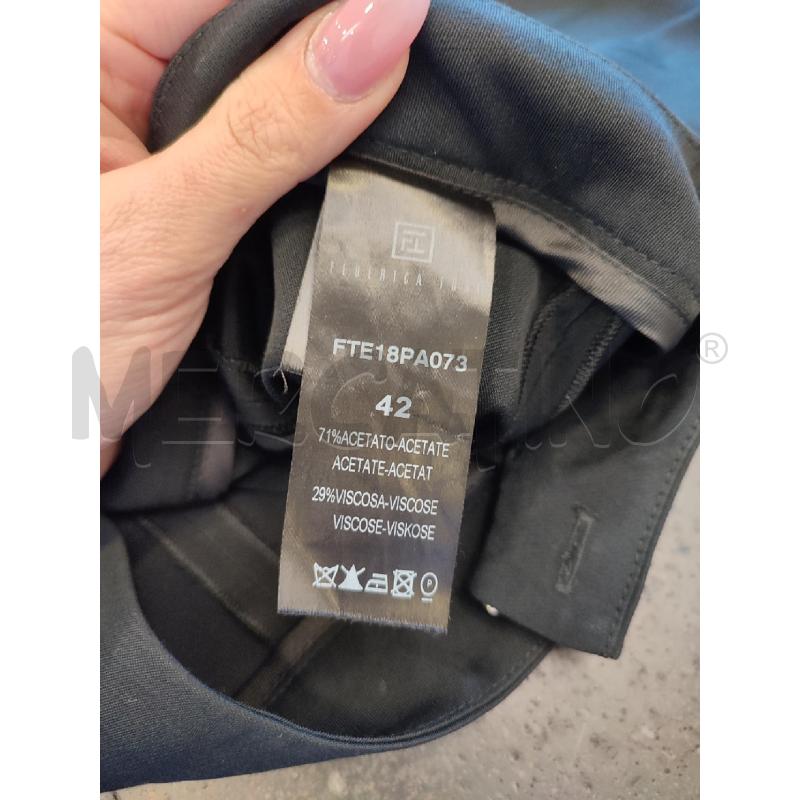 PANTALONE DONNA NERO FEDERICA TOSI | Mercatino dell'Usato Roma montemario 2