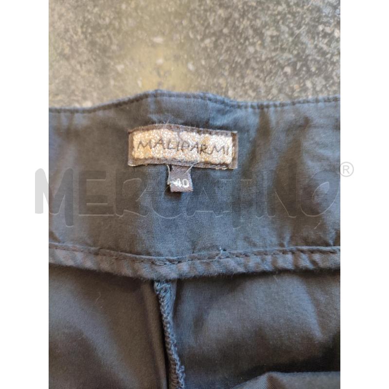 PANTALONE DONNA NERO MALIPARMI | Mercatino dell'Usato Roma montemario 2