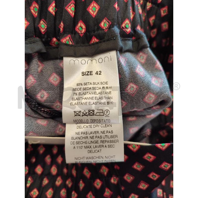 PANTALONE DONNA NERO MOMONI ROMBI | Mercatino dell'Usato Roma montemario 3