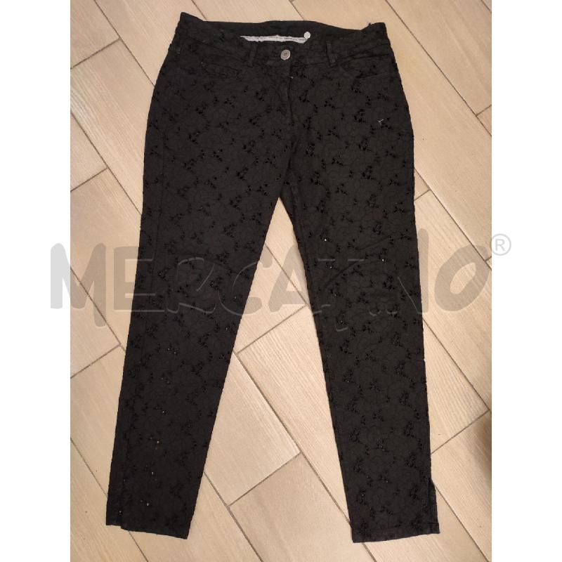 PANTALONE DONNA NERO SCERVINO STREET | Mercatino dell'Usato Roma montemario 1