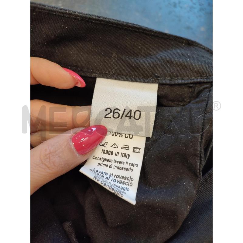PANTALONE DONNA NERO SHAFT | Mercatino dell'Usato Roma montemario 3