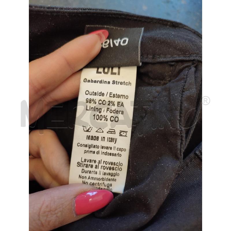 PANTALONE DONNA NERO SHAFT | Mercatino dell'Usato Roma montemario 4