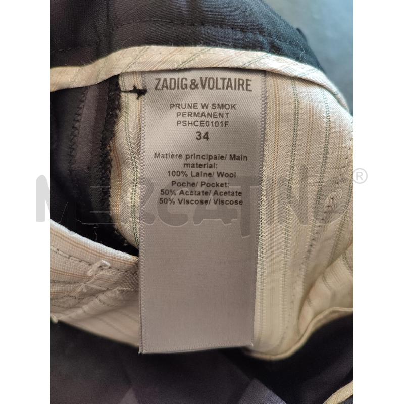 PANTALONE DONNA NERO ZADIG E VOLTAIRE | Mercatino dell'Usato Roma montemario 3