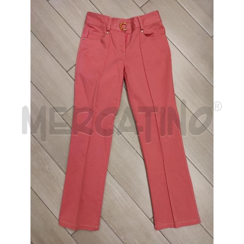 PANTALONE DONNA ROSA CLASS CAVALLI RICAMI TASCHE | Mercatino dell'Usato Roma montemario 1