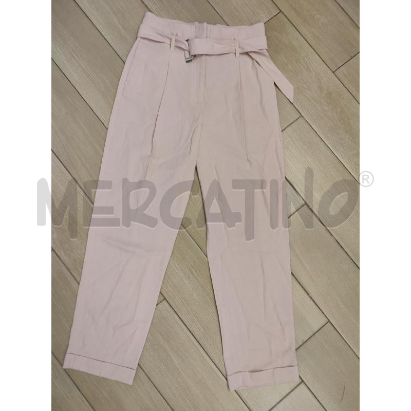 PANTALONE DONNA ROSA PESERICO CINTURA | Mercatino dell'Usato Roma montemario 1