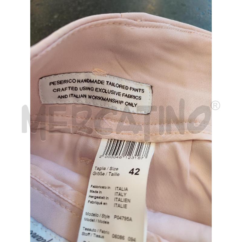 PANTALONE DONNA ROSA PESERICO CINTURA | Mercatino dell'Usato Roma montemario 3