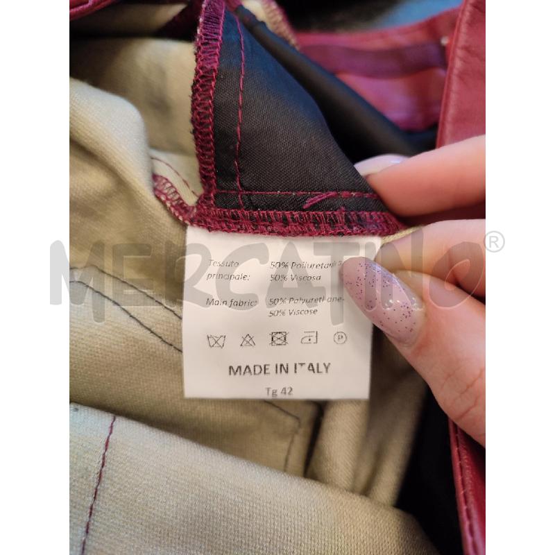 PANTALONE DONNA ROSSO SHIRT A PORTER | Mercatino dell'Usato Roma montemario 3