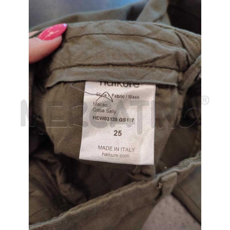 PANTALONE DONNA VERDE HAIKURE | Mercatino dell'Usato Roma montemario 3