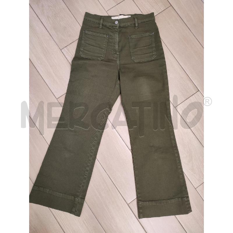 PANTALONE DONNA VERDE HAIKURE | Mercatino dell'Usato Roma montemario 1