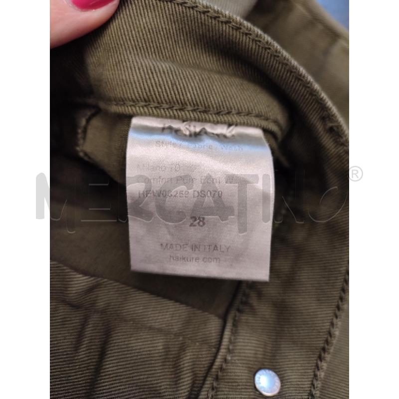 PANTALONE DONNA VERDE HAIKURE | Mercatino dell'Usato Roma montemario 3