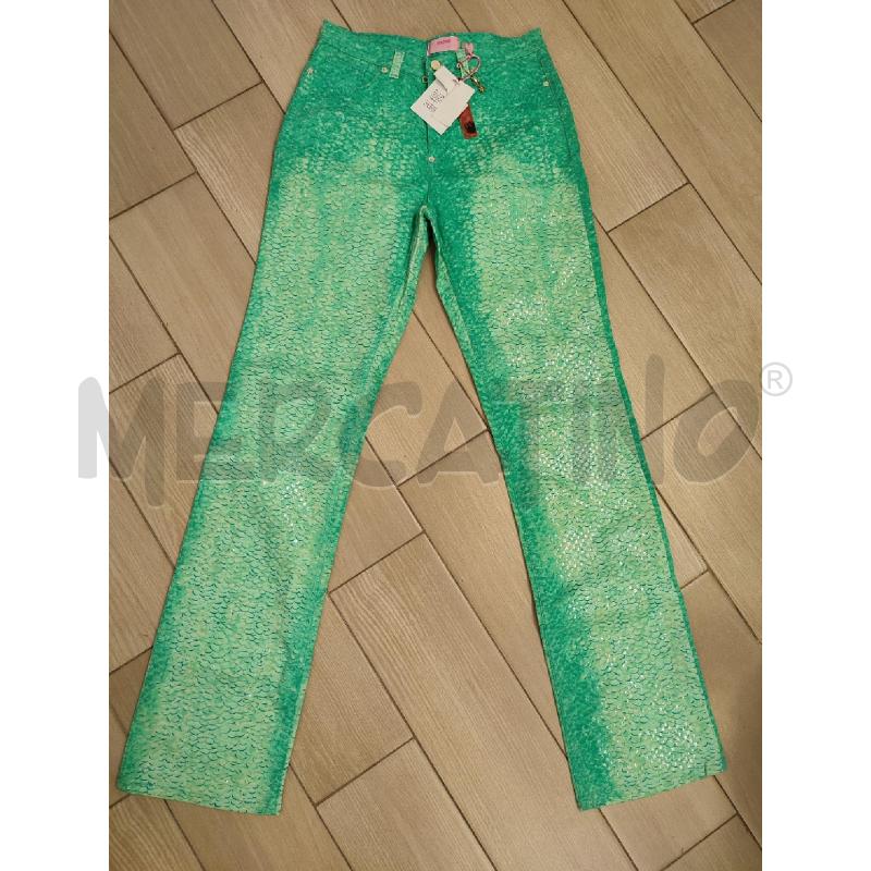 PANTALONE DONNA VERDE ROBERTO CAVALLI  | Mercatino dell'Usato Roma montemario 1
