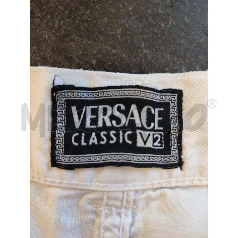 PANTALONE DONNA VERSACE BIANCO  | Mercatino dell'Usato Roma montemario 2