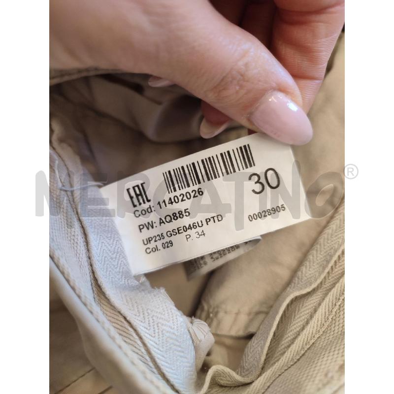 PANTALONE UOMO BEIGE DONDUP | Mercatino dell'Usato Roma montemario 3