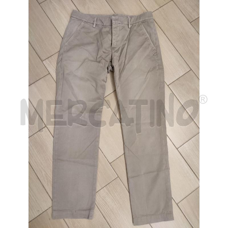 PANTALONE UOMO BEIGE DONDUP  | Mercatino dell'Usato Roma montemario 1