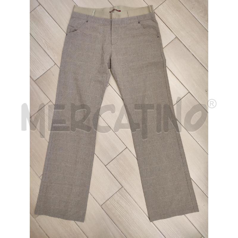 PANTALONE UOMO BEIGE QUADRI DAID MAYER | Mercatino dell'Usato Roma montemario 1