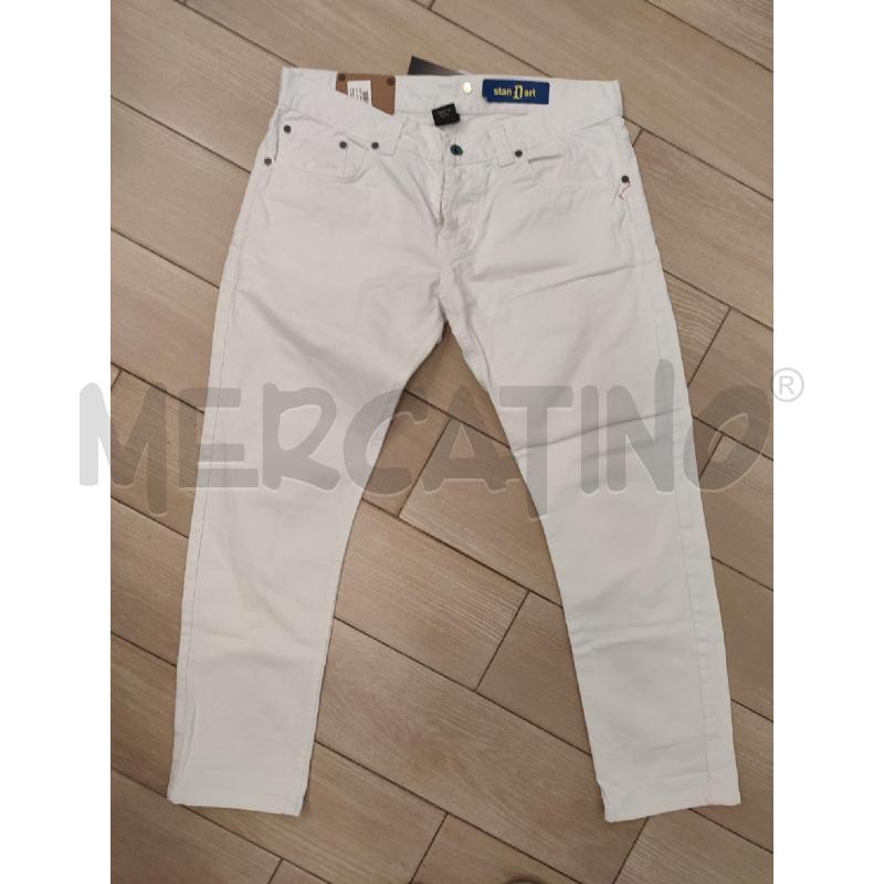 PANTALONE UOMO BIANCO DONDUP | Mercatino dell'Usato Roma montemario 1