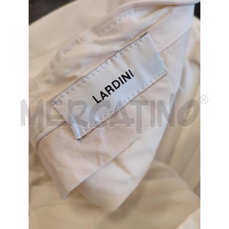 PANTALONE UOMO BIANCO LARDINI | Mercatino dell'Usato Roma montemario 2