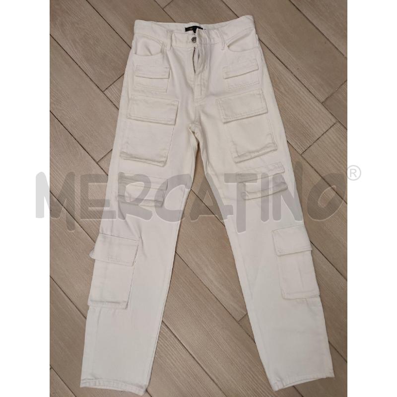 PANTALONE UOMO BIANCO MAJE CARGO | Mercatino dell'Usato Roma montemario 1