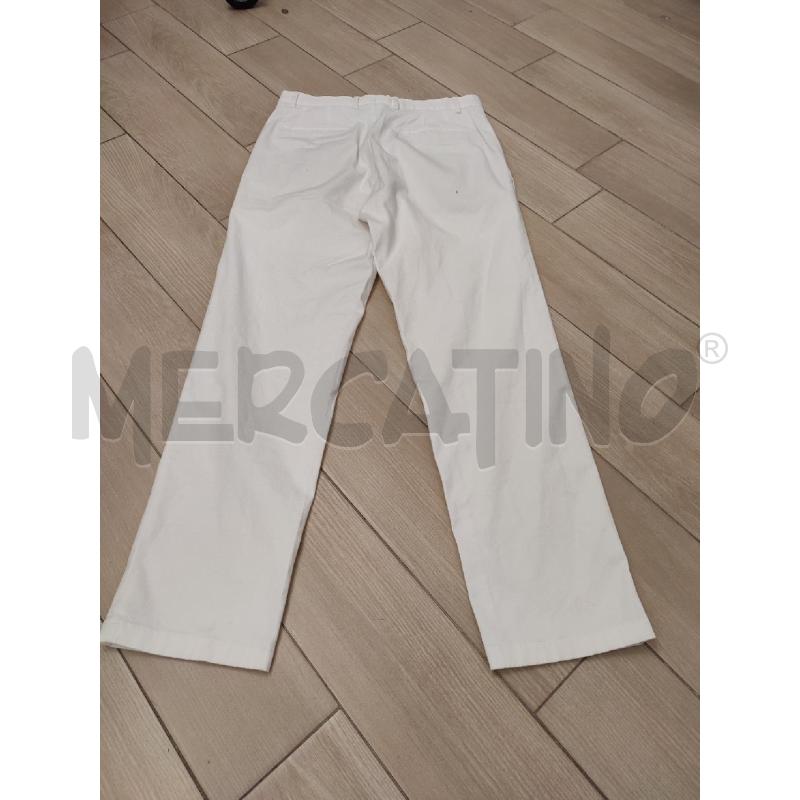PANTALONE UOMO BIANCO SUIT SUPPLY COTONE | Mercatino dell'Usato Roma montemario 2