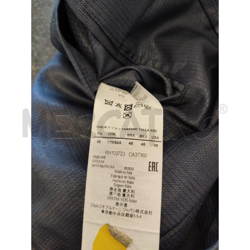 PANTALONE UOMO BLU ARMANI | Mercatino dell'Usato Roma montemario 3