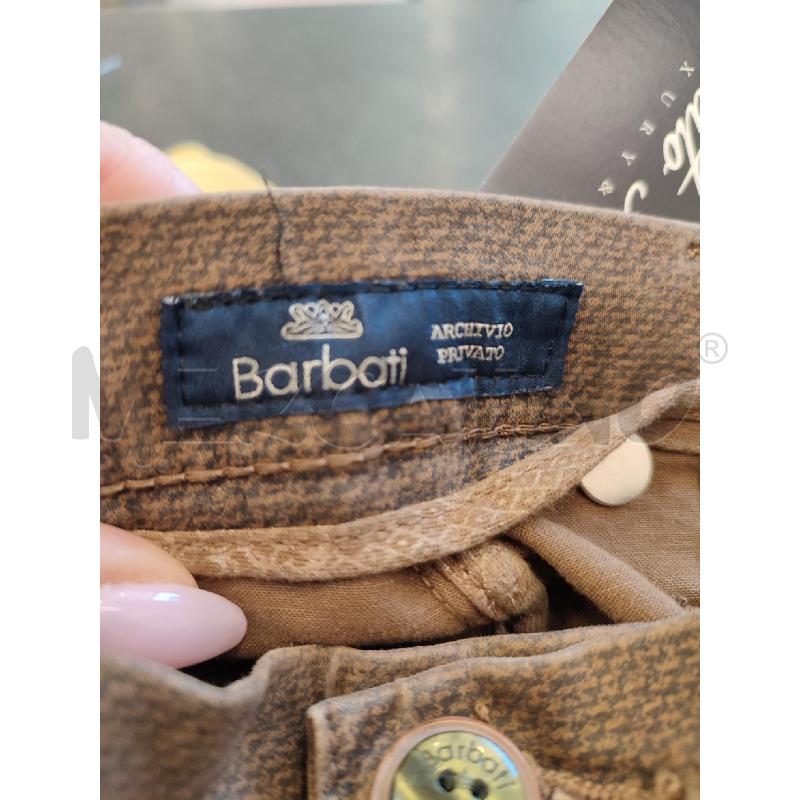 PANTALONE UOMO MARRONE BARBATI | Mercatino dell'Usato Roma montemario 2