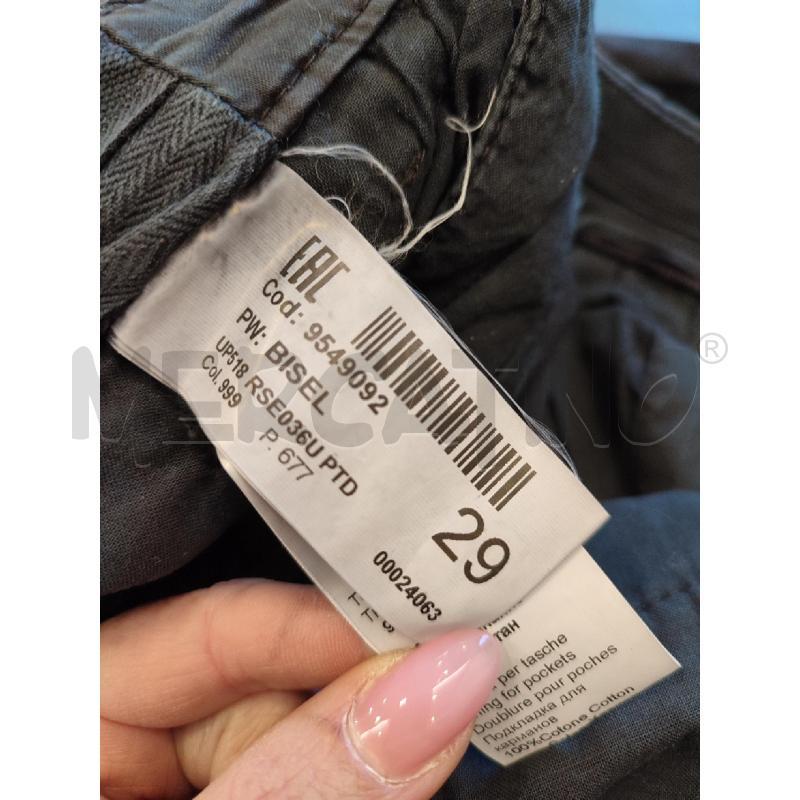 PANTALONE UOMO NERO DONDUP | Mercatino dell'Usato Roma montemario 2