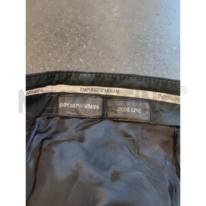 PANTALONE UOMO NERO EMPORIO ARMANI | Mercatino dell'Usato Roma montemario 2