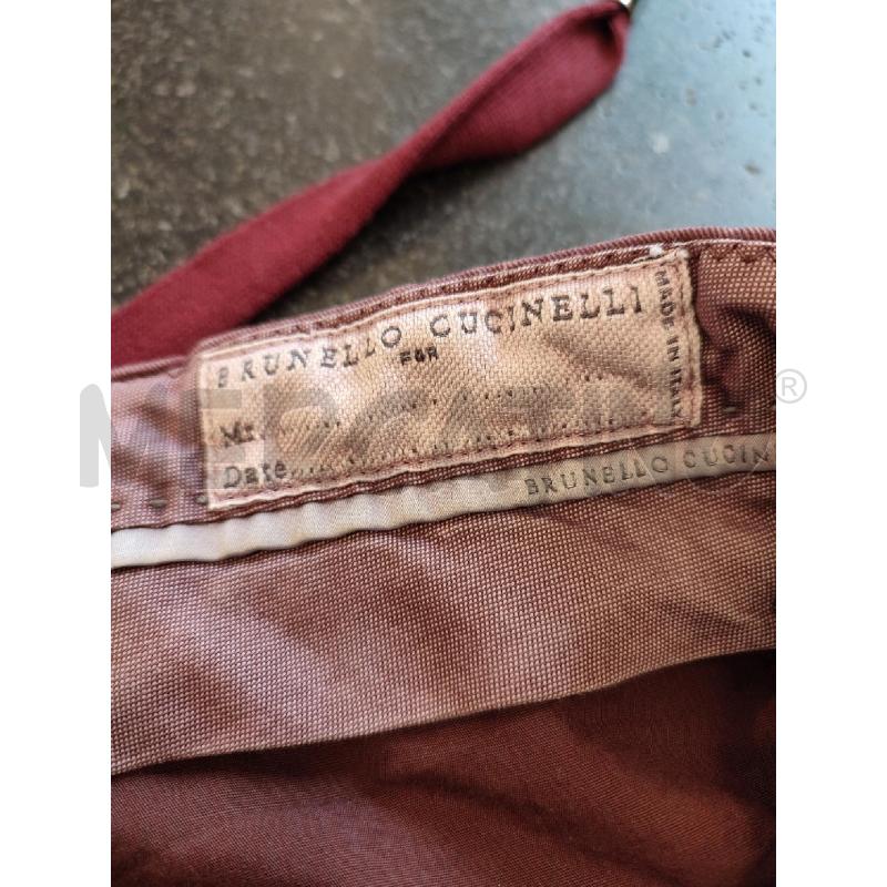 PANTALONE UOMO ROSSO BRUNELLO CUCINELLI | Mercatino dell'Usato Roma montemario 3