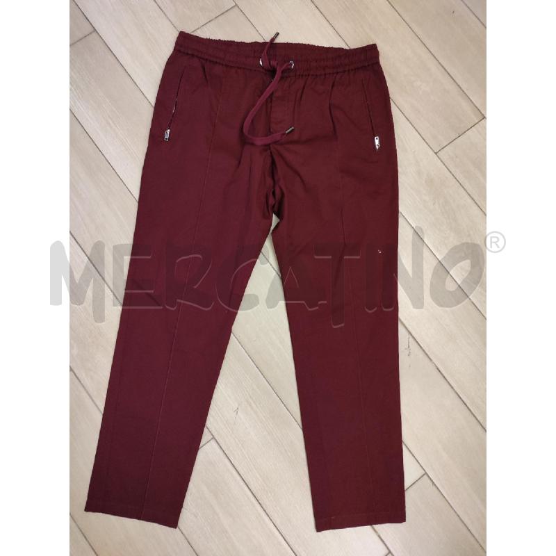 PANTALONE UOMO ROSSO DOLCE&GABBANA | Mercatino dell'Usato Roma montemario 1