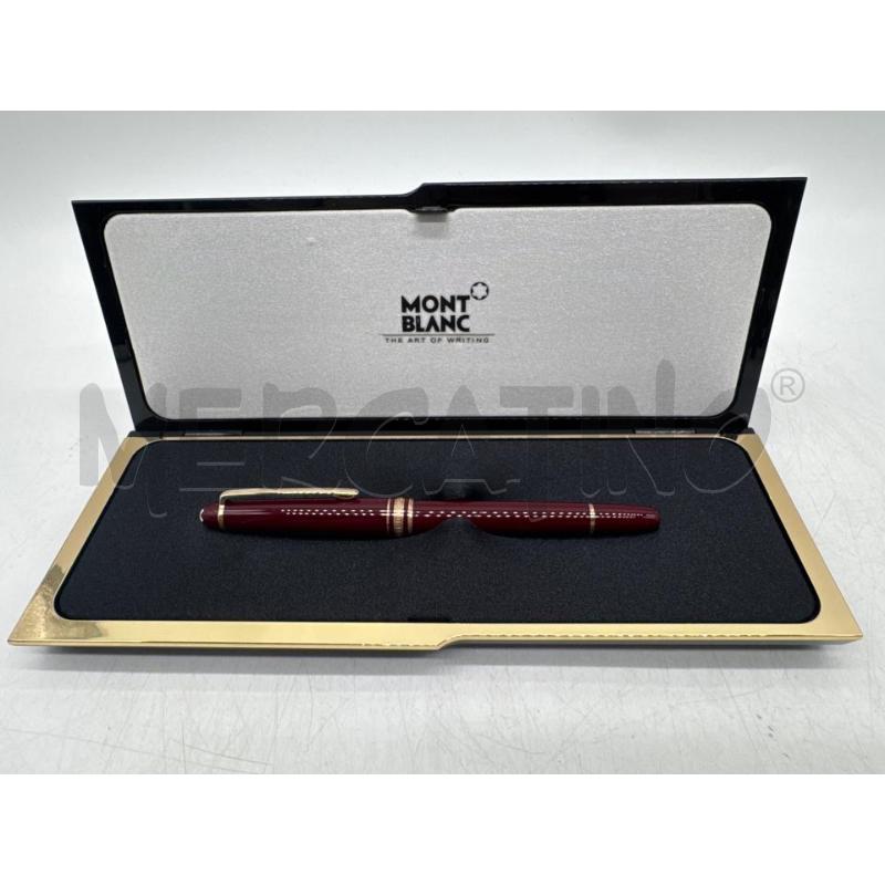 PENNA MONTBLANC ROSSA A SFERA  | Mercatino dell'Usato Roma montemario 1