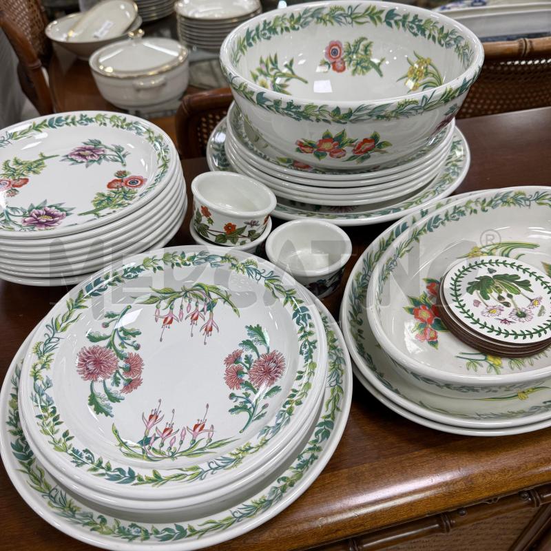PIATTI CER PORTMEIRION FLOWERS YEAR PZ 25 | Mercatino dell'Usato Roma montemario 1