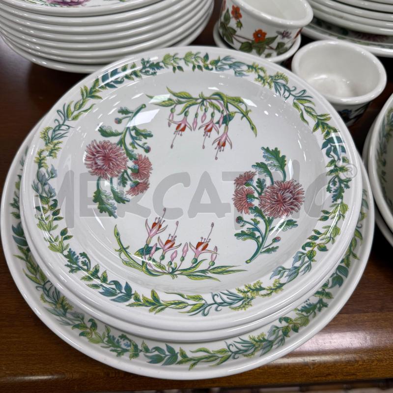 PIATTI CER PORTMEIRION FLOWERS YEAR PZ 25 | Mercatino dell'Usato Roma montemario 2