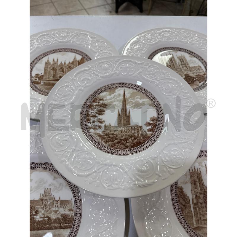 PIATTI WEDGWOOD ENGLISH CATHEDRALS 6PZ | Mercatino dell'Usato Roma montemario 2