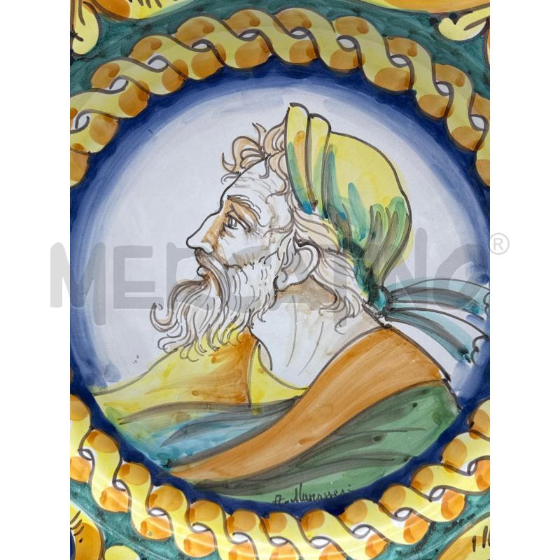 PIATTO CER GRANDE DEC VECCHIO BARBA | Mercatino dell'Usato Roma montemario 2