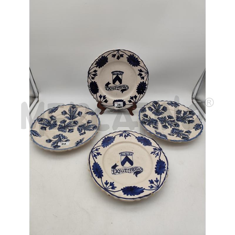 PIATTO EPOCA DECORO BLU | Mercatino dell'Usato Roma montemario 1