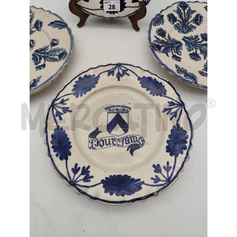 PIATTO EPOCA DECORO BLU | Mercatino dell'Usato Roma montemario 2