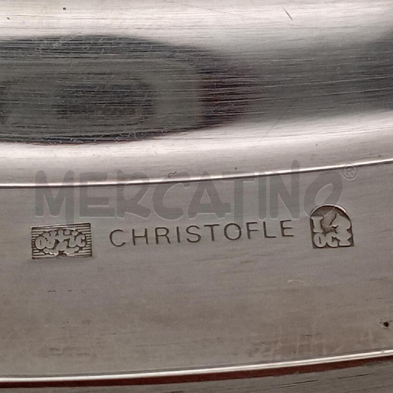 PIATTO TONDO CHRISTOFLE | Mercatino dell'Usato Roma montemario 3