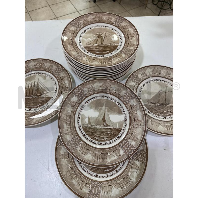 PIATTO WEDGWOOD THE AMERICAN SAILING SHIP PLATES | Mercatino dell'Usato Roma montemario 1