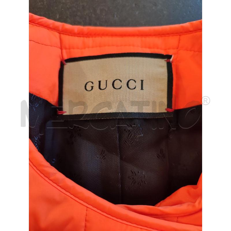 PIUMINO DONNA ARANCIO FLUO GUCCI SAMPLE | Mercatino dell'Usato Roma montemario 2